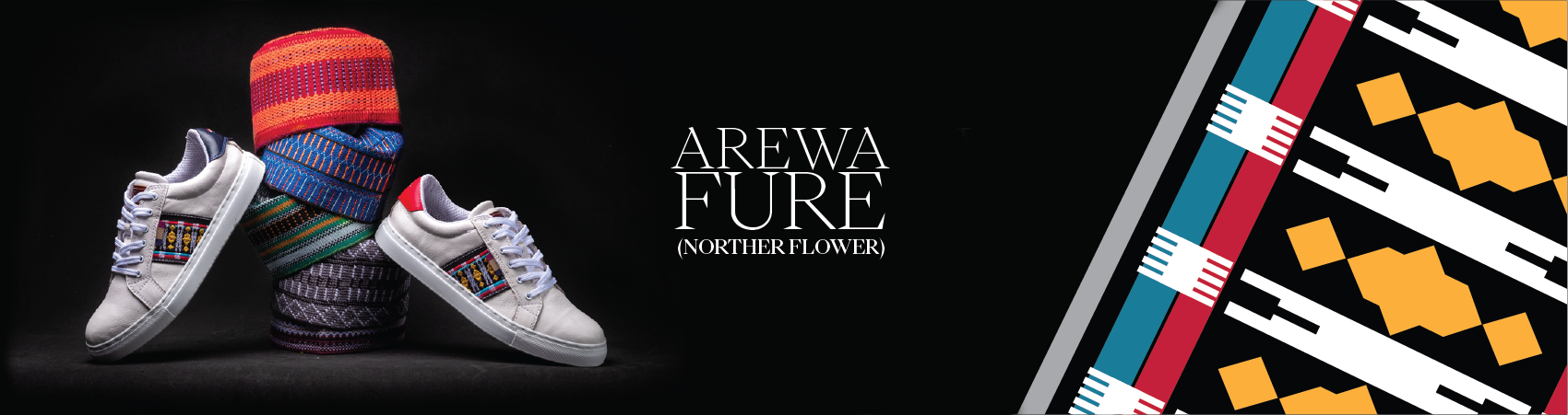Ethnik Africa Arewa northern flower Plimsoll sneakers